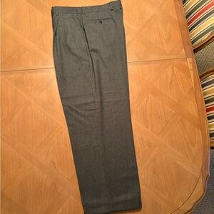 Zenella Charcoal Dress Pants for Men
